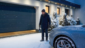 Garage door insulation